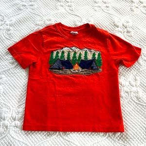 Hanna Andersson Camping Lift The Flap Shirt, Sz US 5